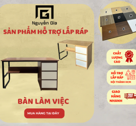Bàn làm việc 3 ngăn