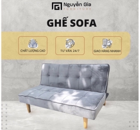 sofa mini 1.2m để decor cafe, phòng trọ