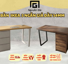 Bàn ikea 1 tủ 3 ngăn