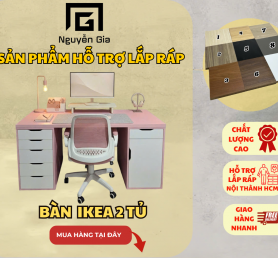 Bàn ikea 2 tủ 1 cánh