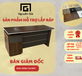 Bàn giám đốc có tủ