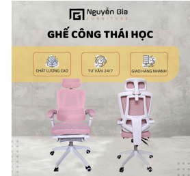Ghế xoay văn phòng, ghế công thái học gác chân